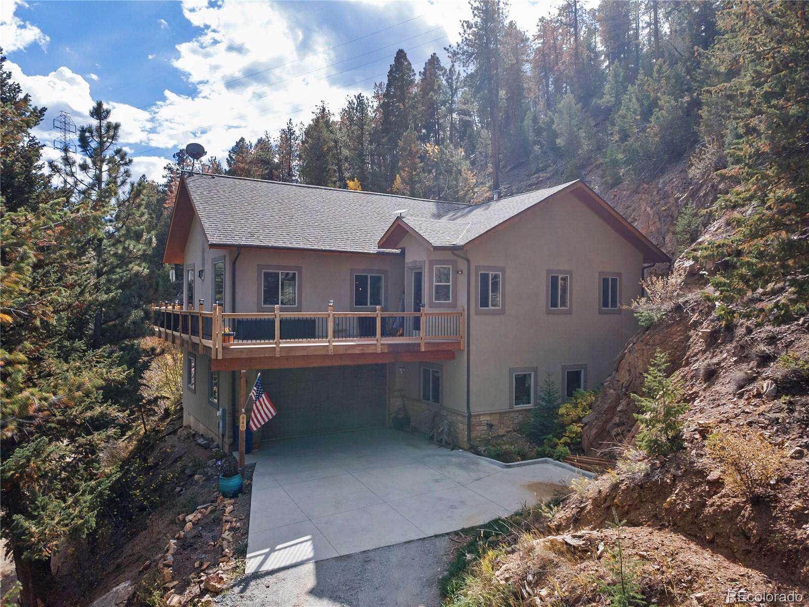 10.3 Acres of Land with Home for Sale in Idaho Springs, Colorado