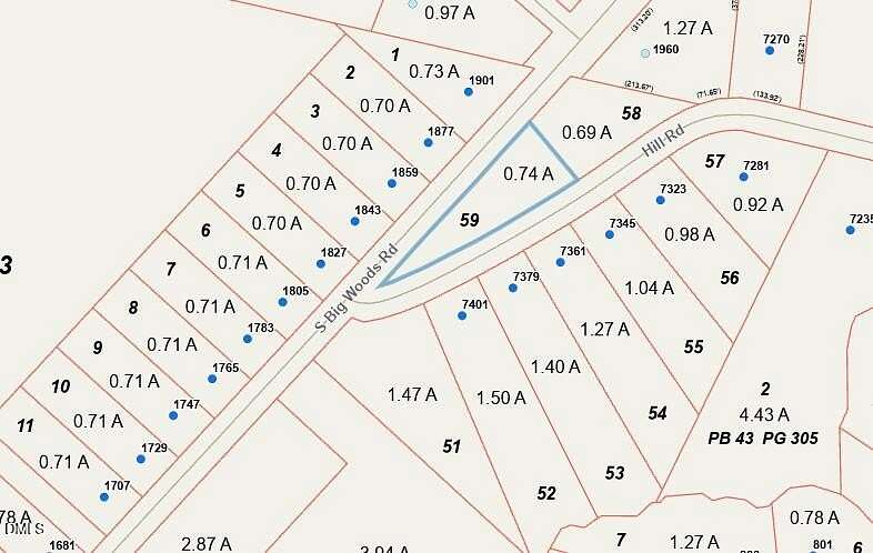 0.74 Acres of Residential Land for Sale in Spring Hope, North Carolina