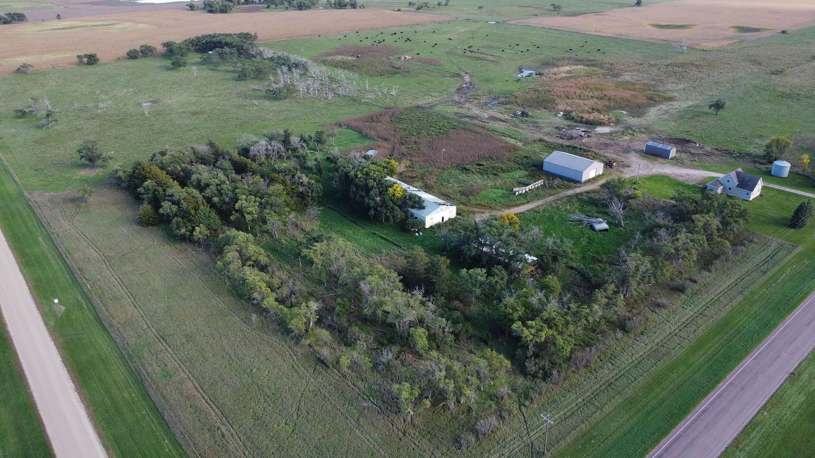 12.1 Acres of Land with Home for Sale in Alpena, South Dakota