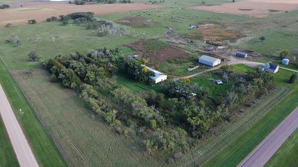 12.1 Acres of Land with Home for Sale in Alpena, South Dakota