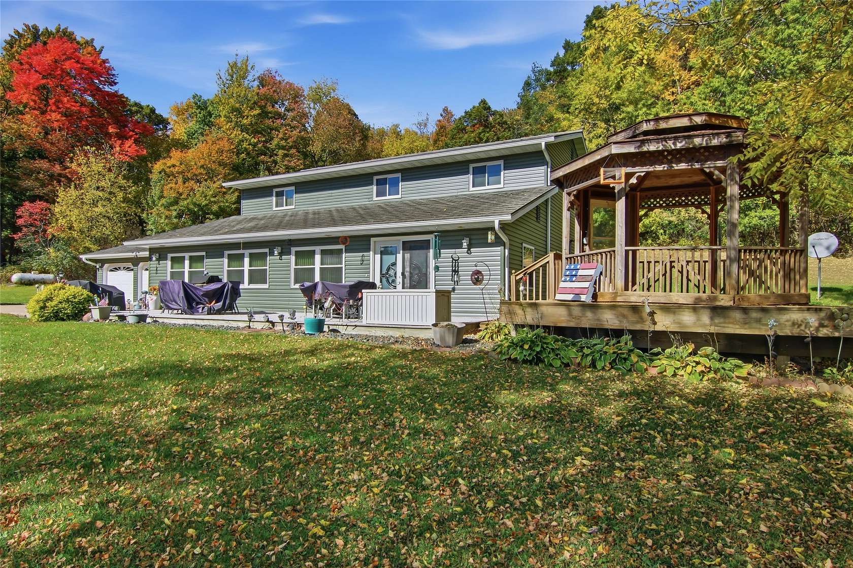 16 Acres of Land with Home for Sale in Chippewa Falls, Wisconsin