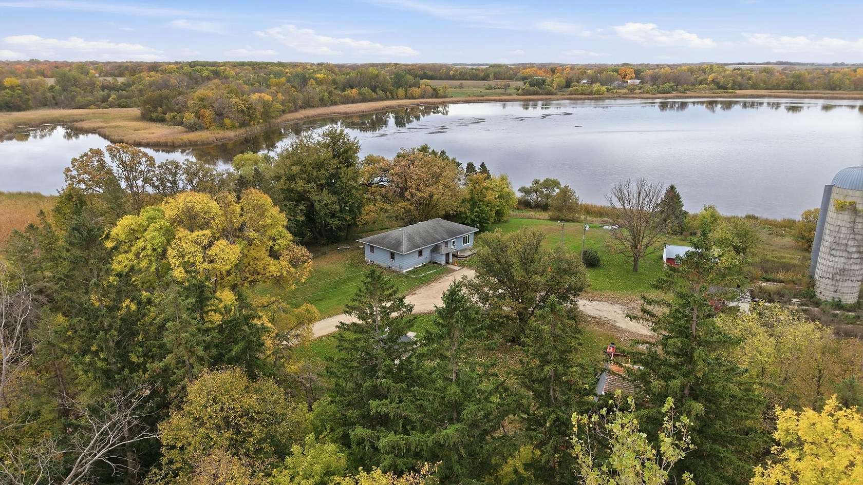 49 Acres of Recreational Land with Home for Sale in Brandon, Minnesota