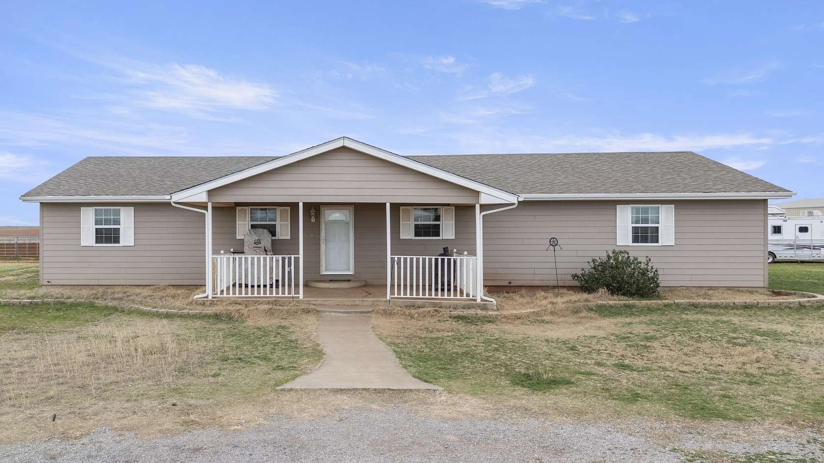 10.7 Acres of Land with Home for Sale in Bessie, Oklahoma