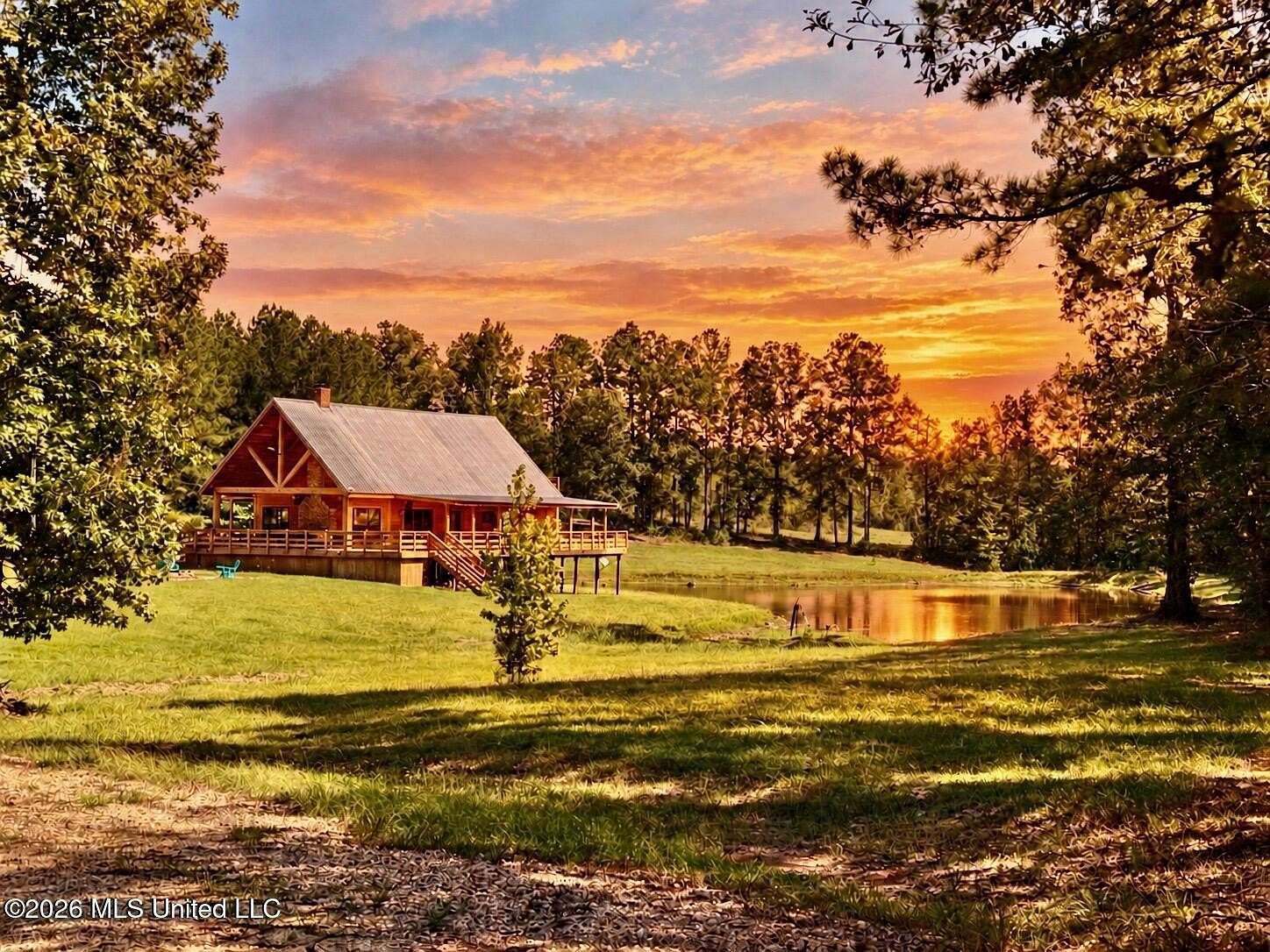 80 Acres of Recreational Land with Home for Sale in Pinola, Mississippi
