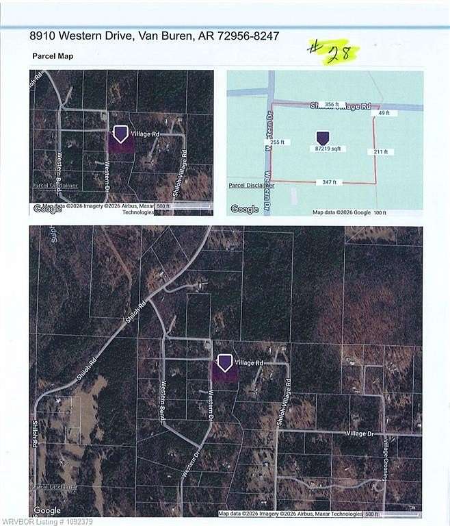 2 Acres of Residential Land for Sale in Van Buren, Arkansas