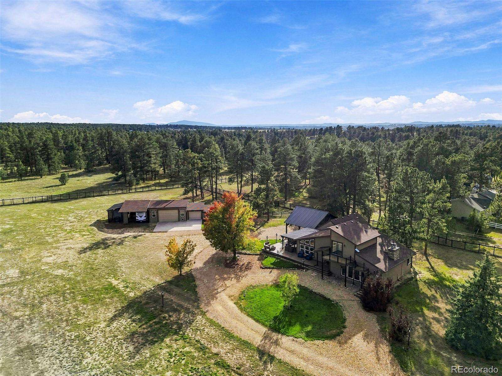 4 Acres of Land with Home for Sale in Elizabeth, Colorado