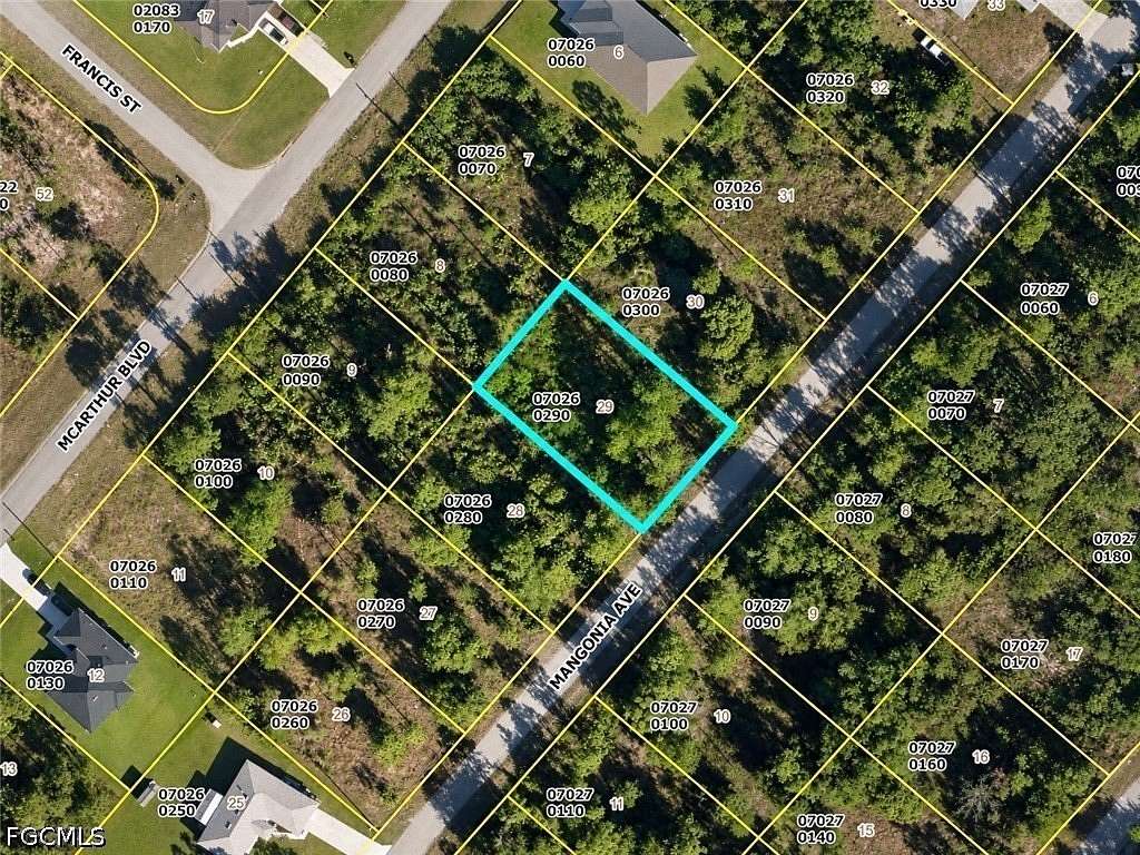 0.24 Acres of Residential Land for Sale in Lehigh Acres, Florida