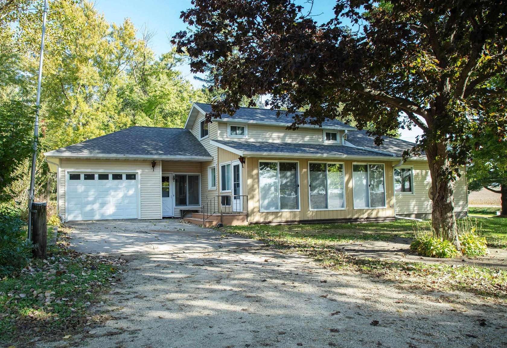 7.46 Acres of Land with Home for Sale in Shell Rock, Iowa