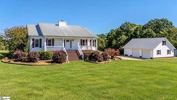 63.8 Acres of Land with Home for Sale in Woodruff, South Carolina