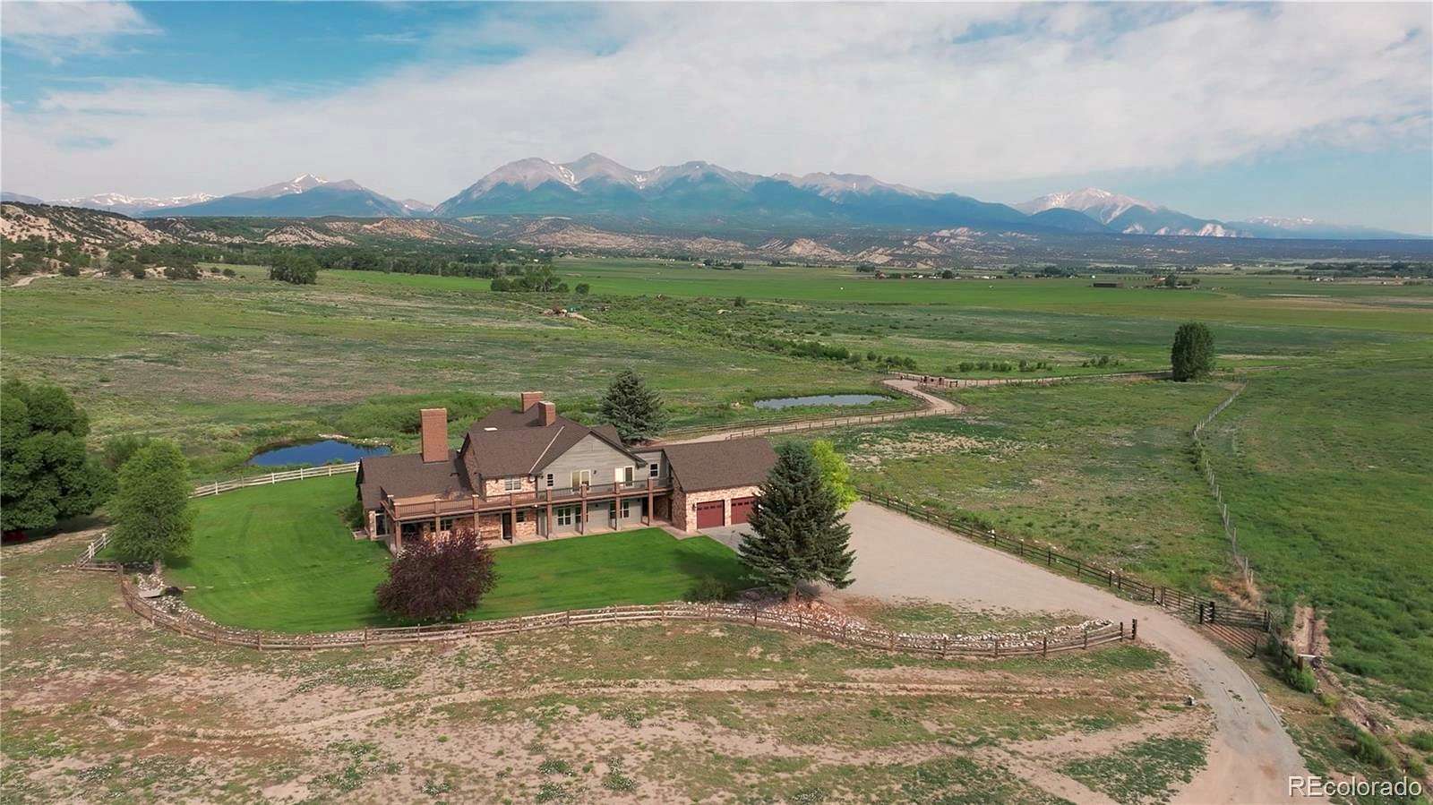 172 Acres of Land with Home for Sale in Salida, Colorado