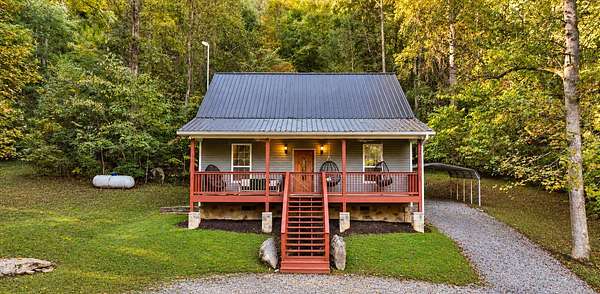 50.6 Acres of Recreational Land with Home for Sale in Sevierville, Tennessee