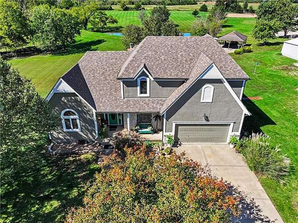 9.8 Acres of Land with Home for Sale in Bonner Springs, Kansas