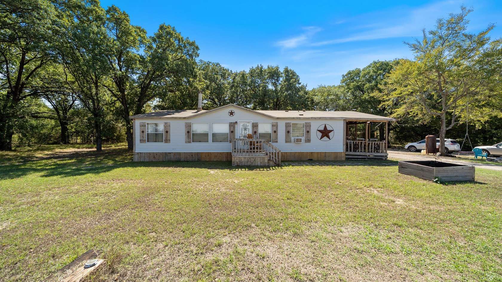 6.84 Acres of Land with Home for Sale in Scurry, Texas