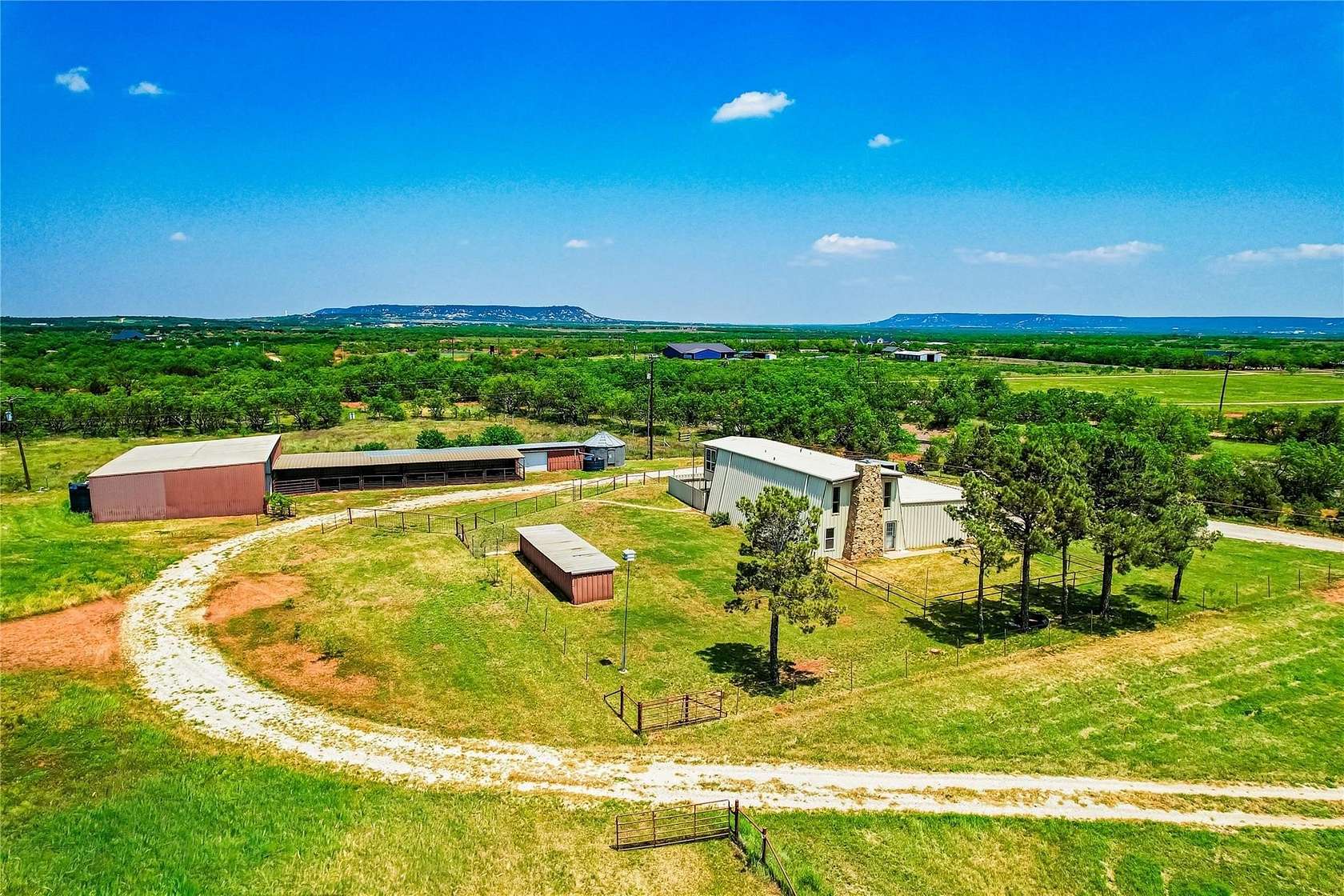 6 Acres of Land with Home for Sale in Tuscola, Texas