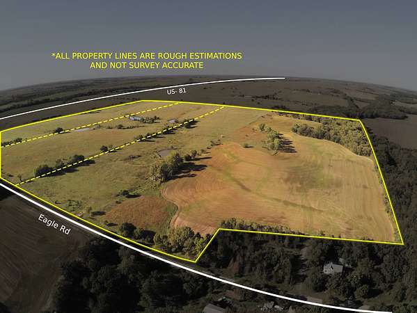 145 Acres of Land for Auction in Aurora, Kansas