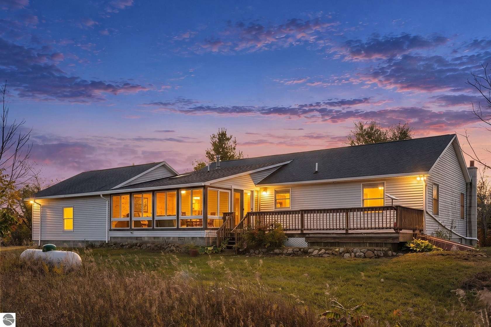 9 Acres of Land with Home for Sale in Levering, Michigan