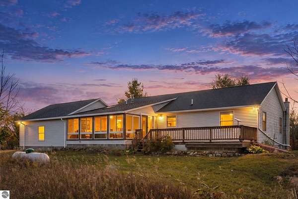 9 Acres of Land with Home for Sale in Levering, Michigan