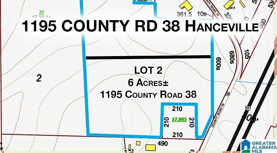 6 Acres of Residential Land for Sale in Hanceville, Alabama