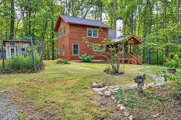7.68 Acres of Land with Home for Sale in Pittsboro, North Carolina