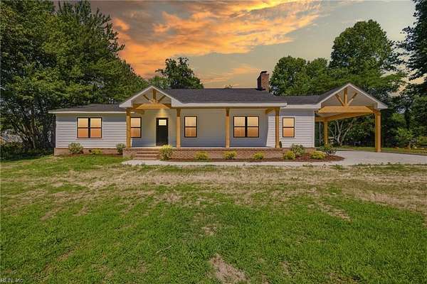 3 Acres of Land with Home for Sale in Chesapeake, Virginia