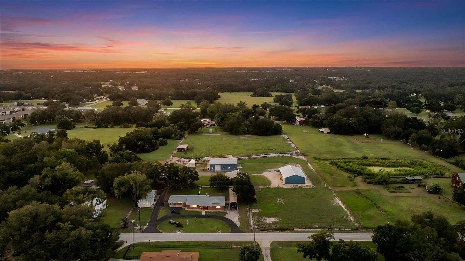 4.88 Acres of Land with Home for Sale in Lakeland, Florida