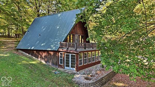 14.6 Acres of Recreational Land with Home for Sale in Morgantown, Indiana