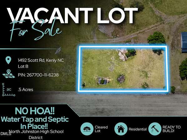 0.5 Acres of Residential Land for Sale in Kenly, North Carolina