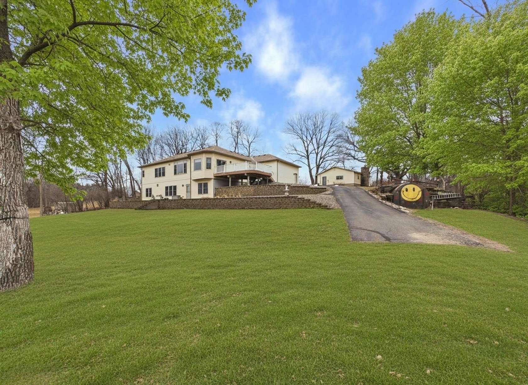 4.64 Acres of Land with Home for Sale in Burtrum, Minnesota