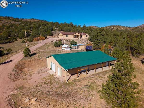 35.2 Acres of Recreational Land with Home for Sale in Cañon City, Colorado