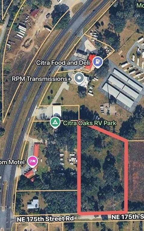 3 Acres of Commercial Land for Sale in Citra, Florida