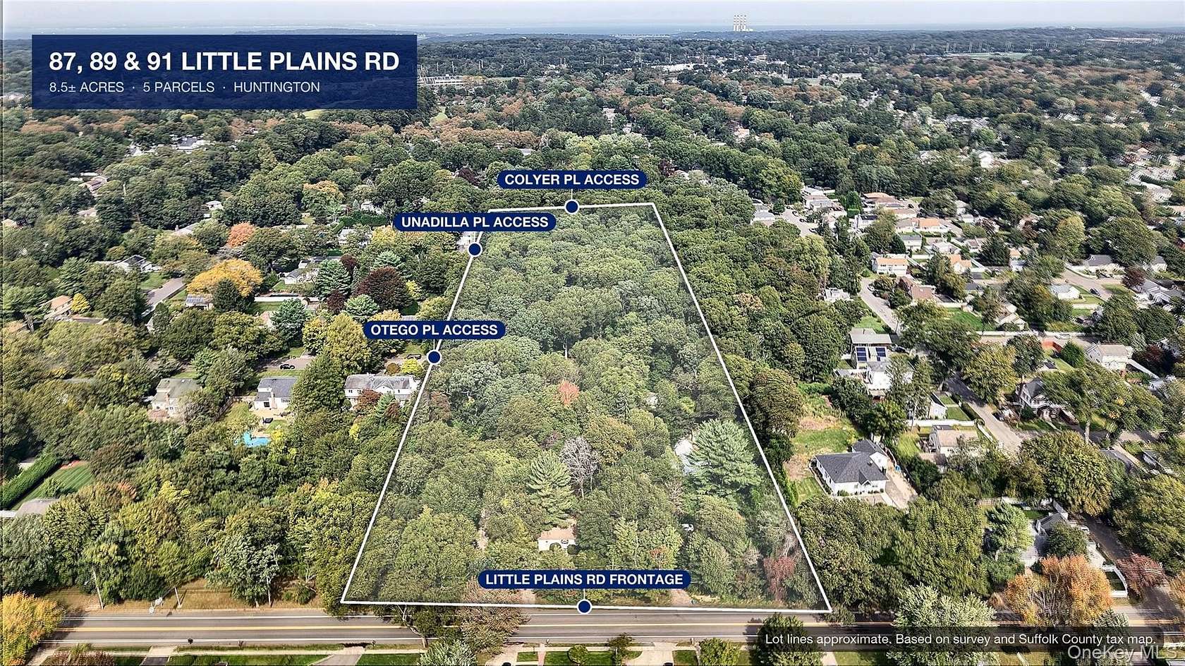 8.5 Acres of Residential Land for Sale in Huntington, New York