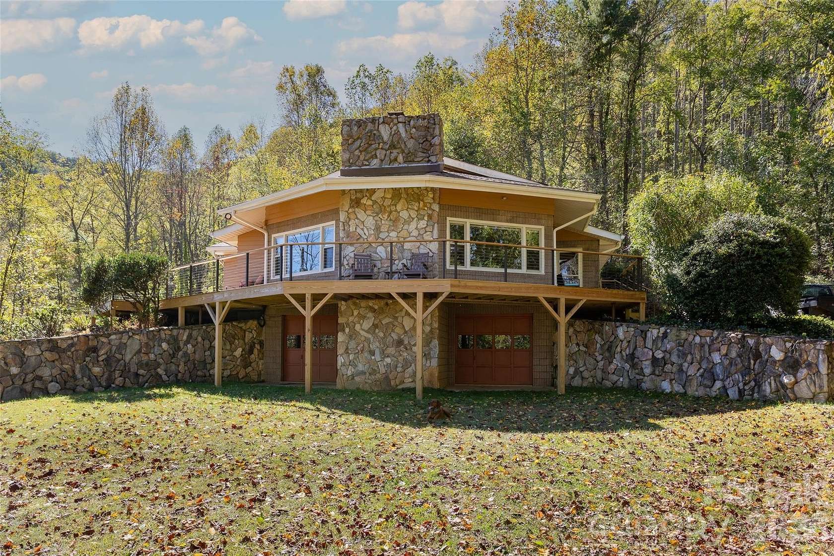 19.4 Acres of Land with Home for Sale in Leicester, North Carolina
