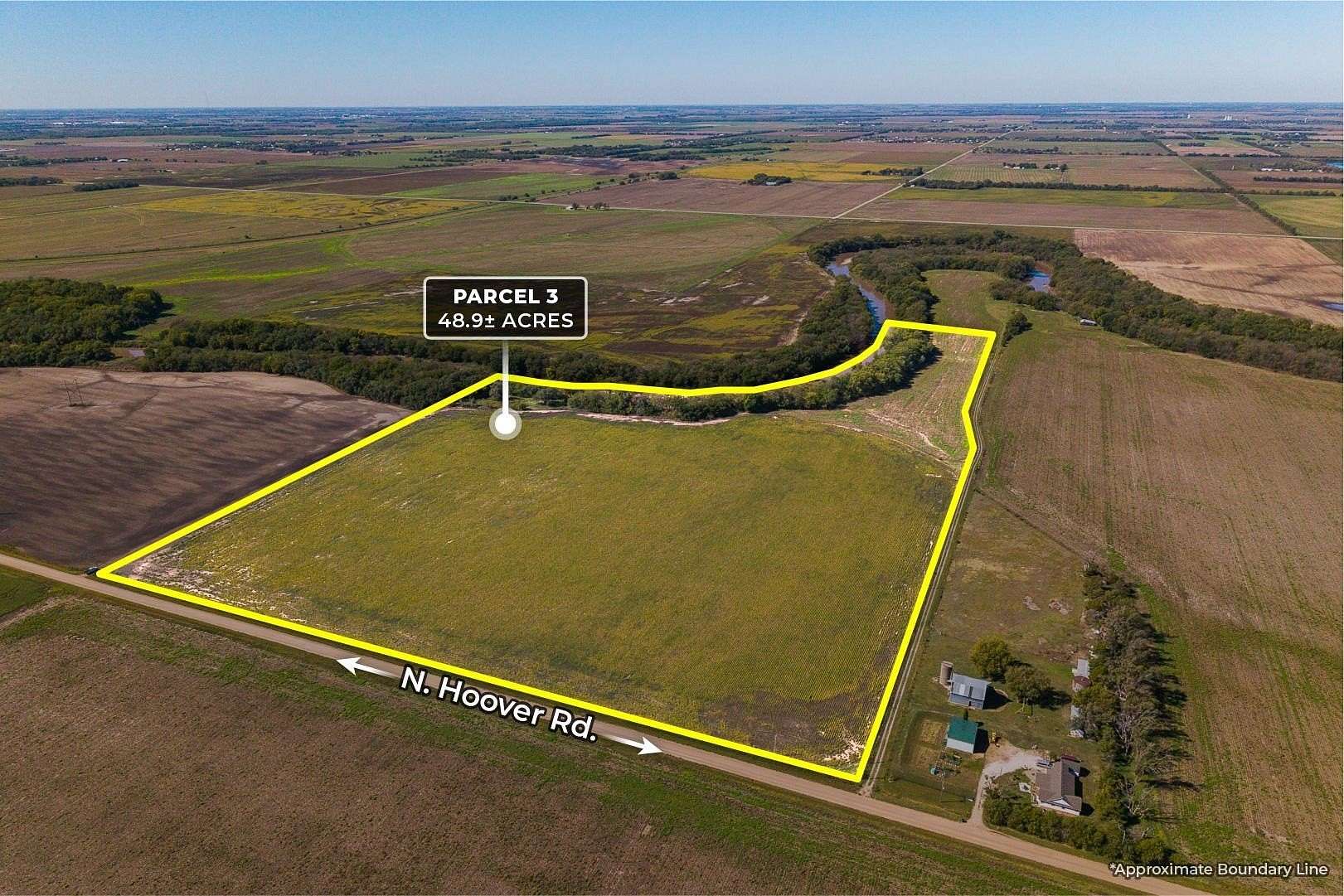 49 Acres of Land for Auction in Valley Center, Kansas