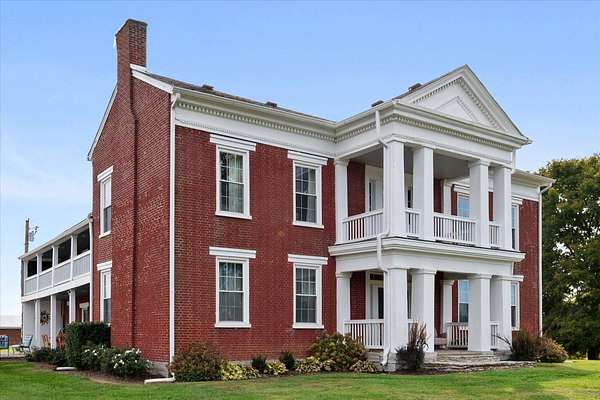 184 Acres of Agricultural Land with Home for Sale in Waddy, Kentucky
