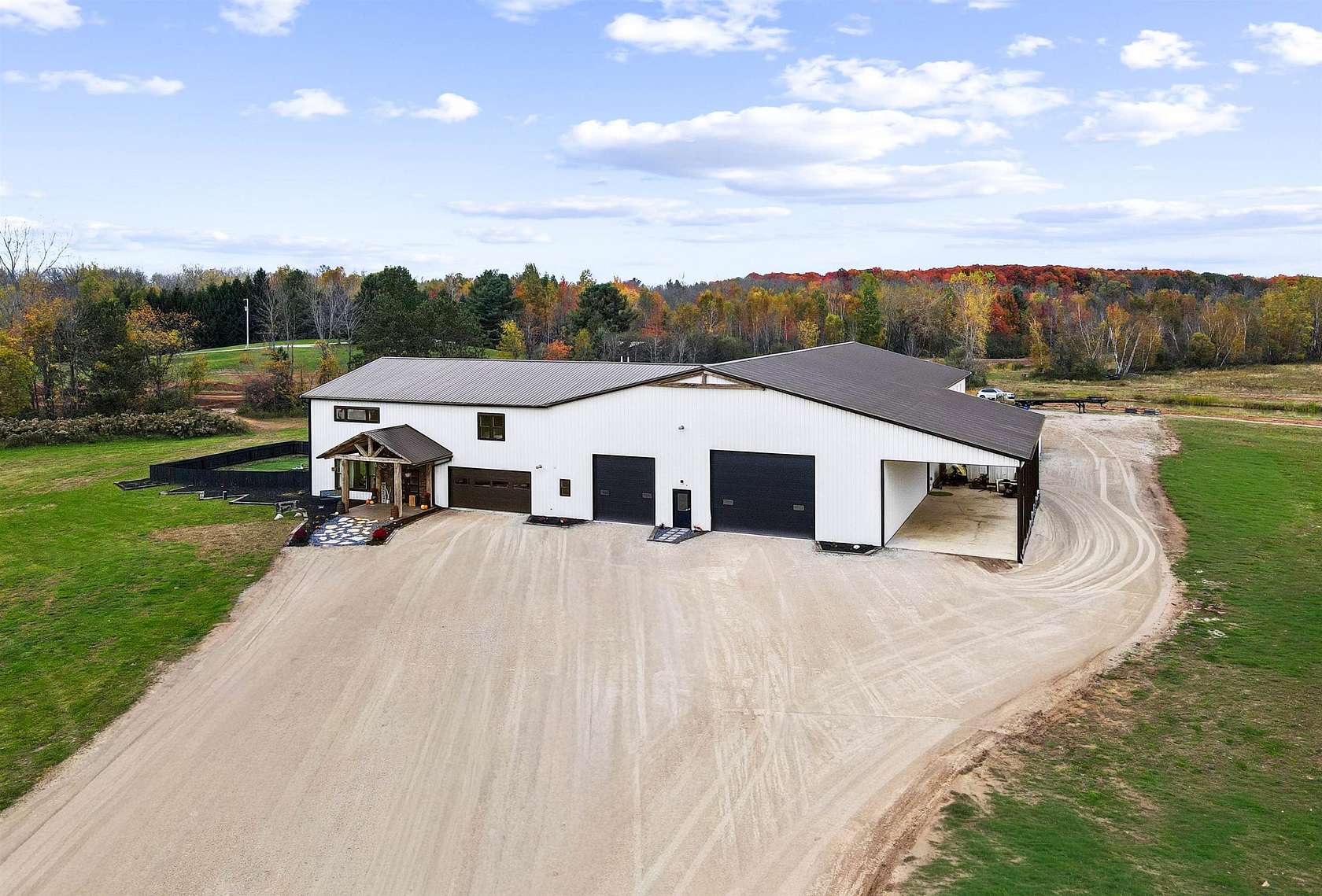 13.8 Acres of Land with Home for Sale in Abrams, Wisconsin