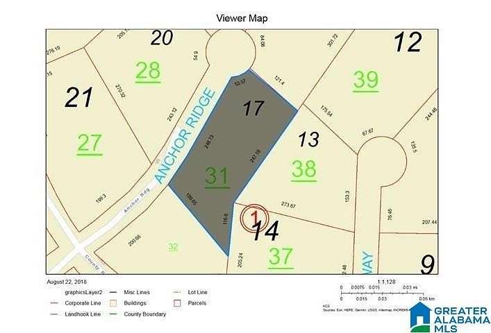 0.9 Acres of Land for Sale in Wedowee, Alabama
