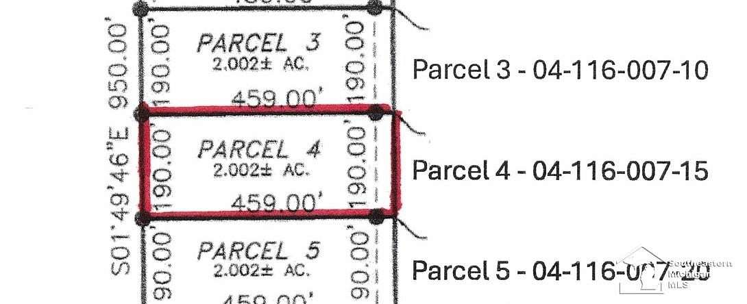 2 Acres of Residential Land for Sale in Dundee, Michigan