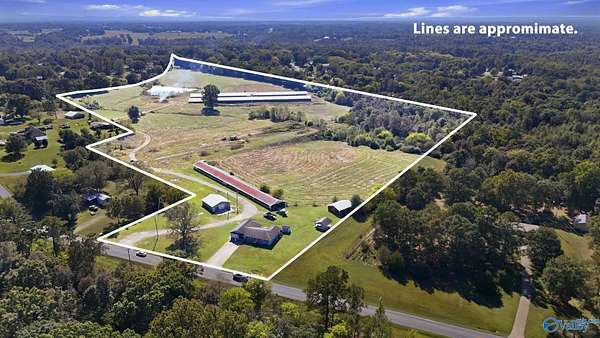 42 Acres of Land with Home for Sale in Albertville, Alabama