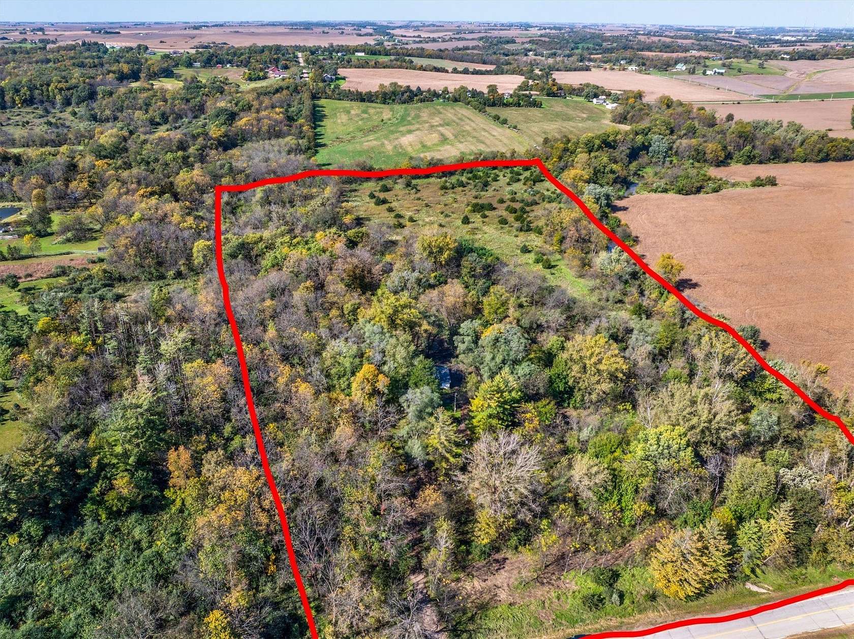 15.6 Acres of Land with Home for Sale in Marshalltown, Iowa