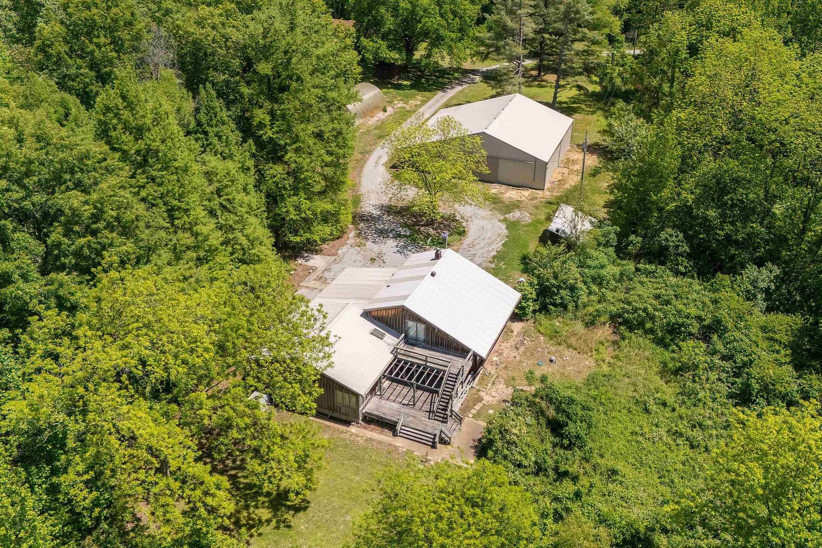 127 Acres of Land with Home for Sale in Tamms, Illinois