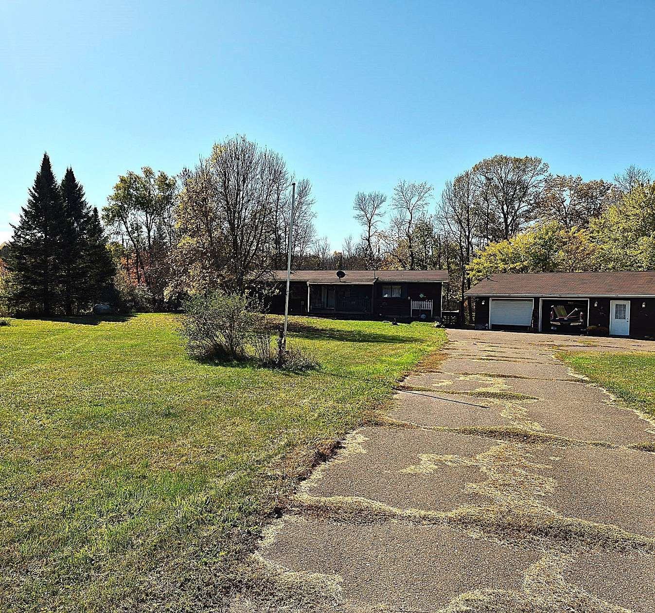 1.79 Acres of Land with Home for Sale in Radisson, Wisconsin