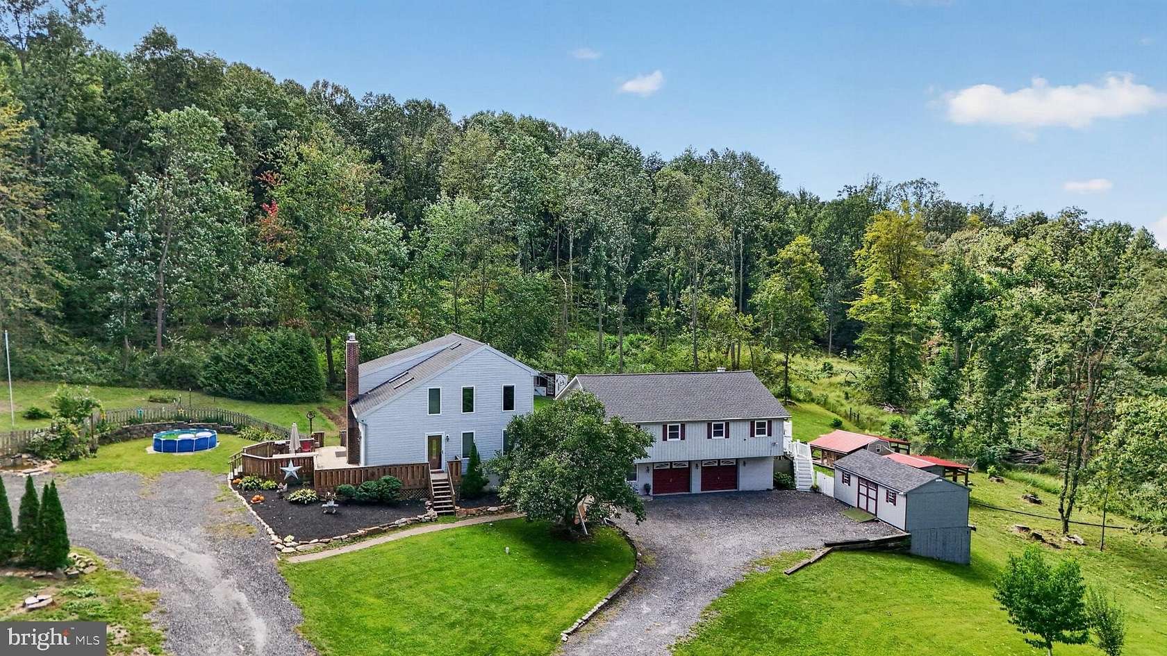 3.4 Acres of Land with Home for Auction in Gap, Pennsylvania