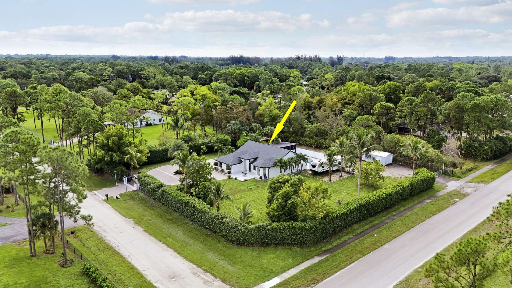 12 Acres of Land with Home for Sale in Loxahatchee Groves, Florida