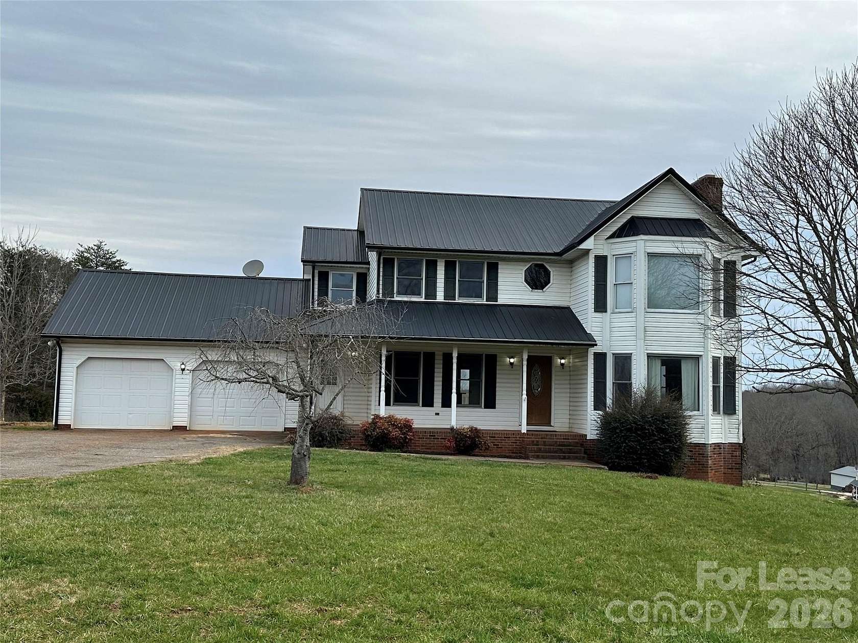 1.66 Acres of Land with Home for Lease in Lincolnton, North Carolina