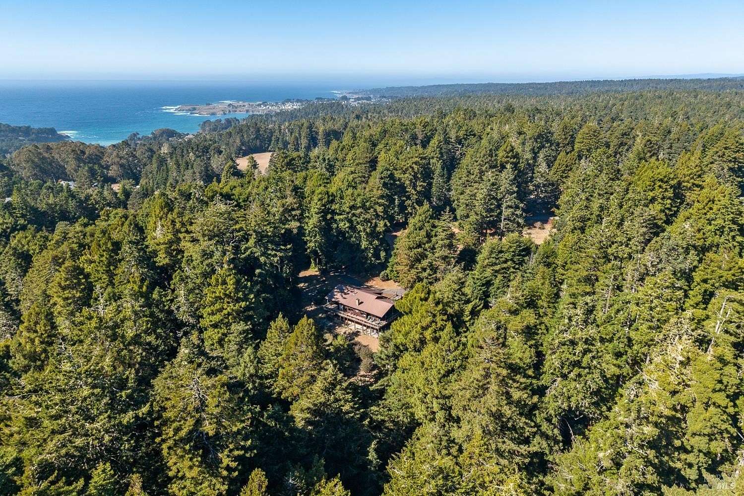 10 Acres of Recreational Land with Home for Sale in Mendocino, California