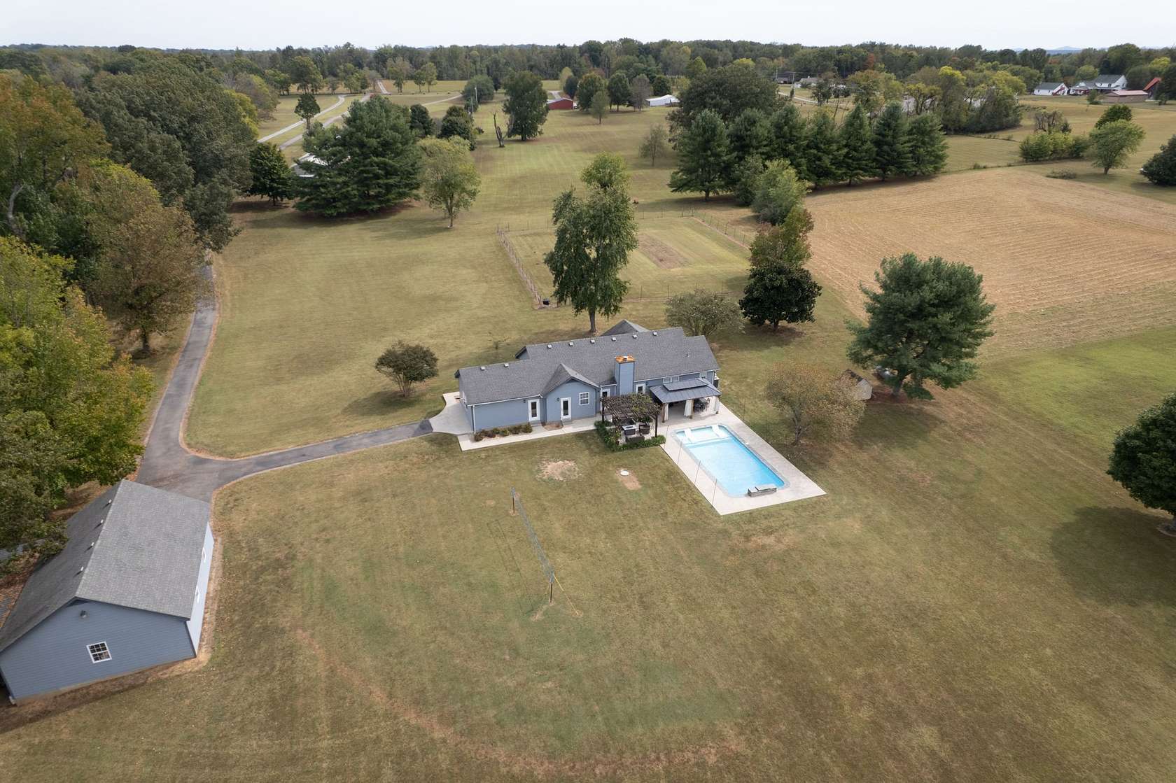 10.8 Acres of Recreational Land with Home for Sale in Lebanon, Tennessee