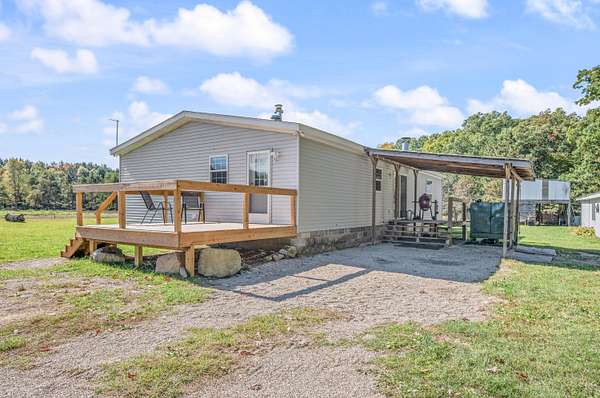 10.2 Acres of Land with Home for Sale in Chase, Michigan