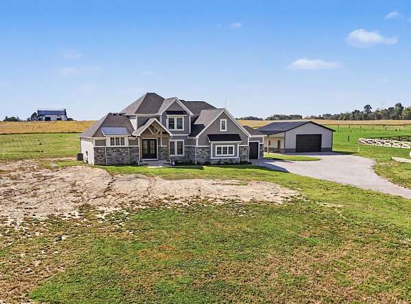 8.4 Acres of Land with Home for Sale in Utica, Ohio