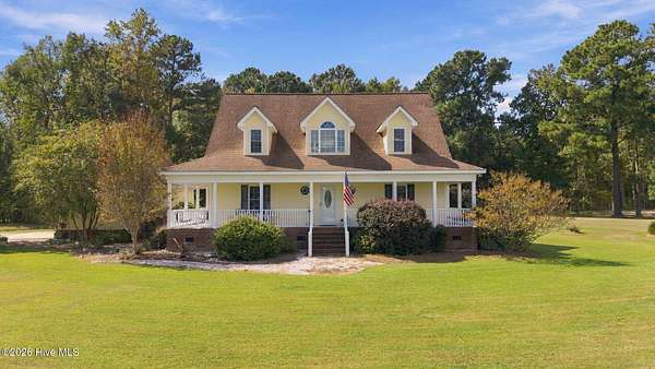 1.5 Acres of Land with Home for Sale in Belhaven, North Carolina