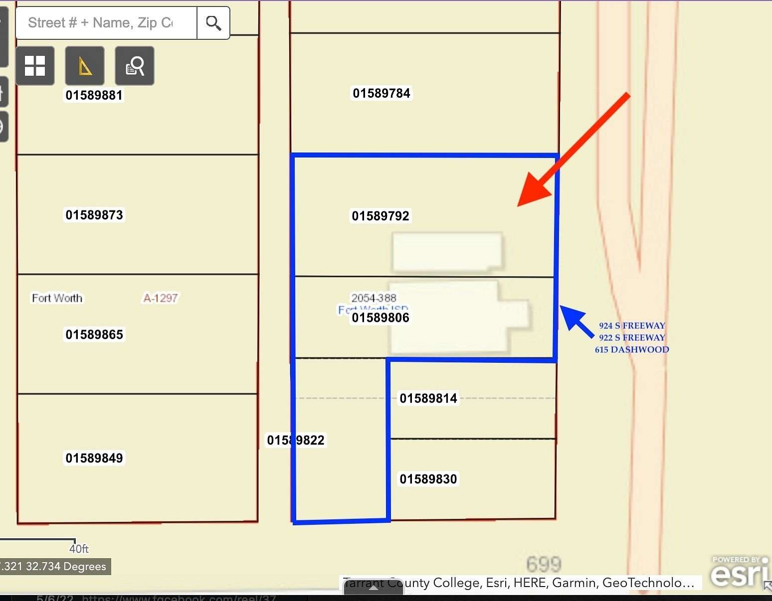0.12 Acres of Mixed-Use Land for Lease in Fort Worth, Texas